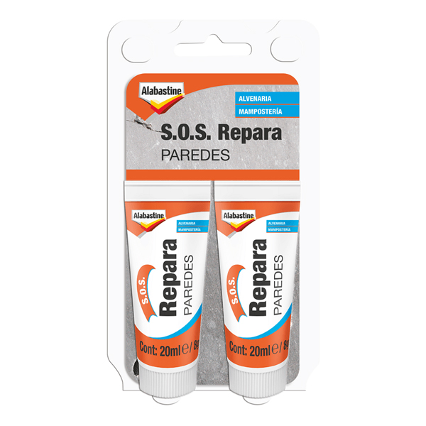 SOS Repara Paredes 2x 8g Alabastine Coral