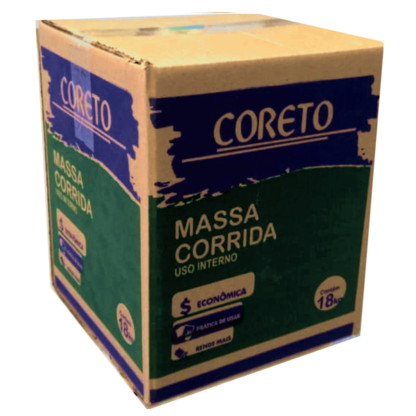 Massa Corrida Interior 18kg Pva Caixa Coreto