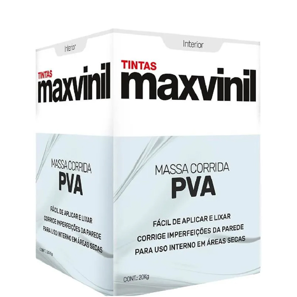 Massa Corrida 20Kg Pva Caixa Maxvinil