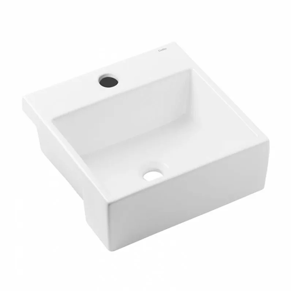 Cuba de Semiencaixe 41x41 Q2 Basic Branco Celite